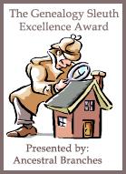 Genealogy Sleuth Excellence Award